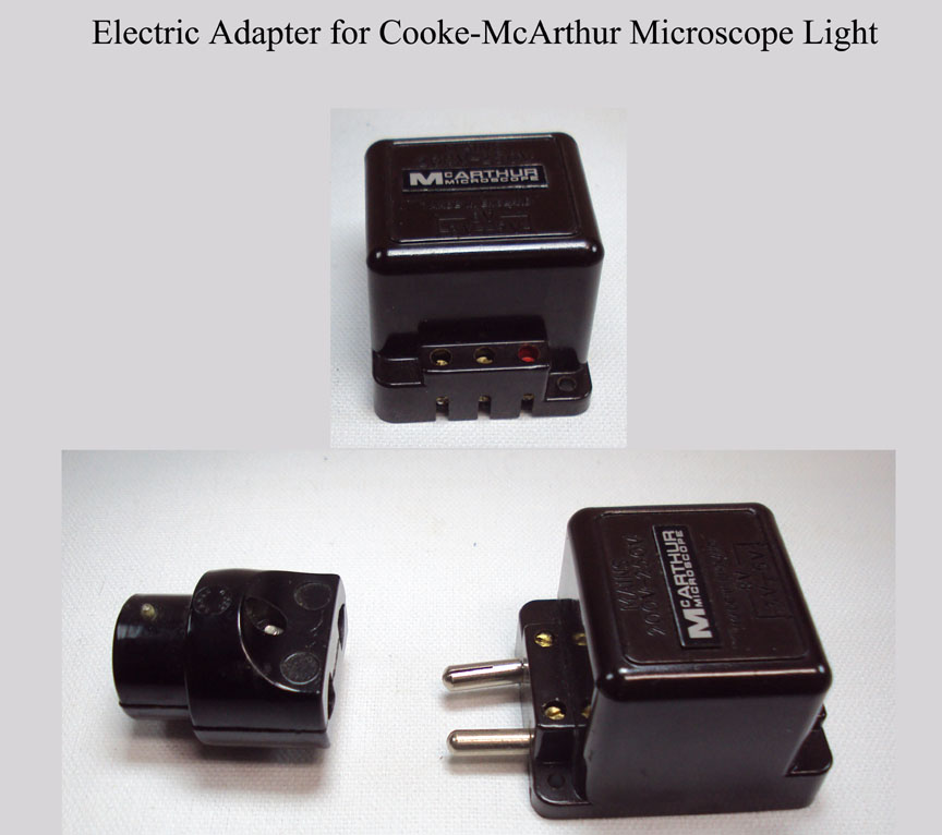 Cooke-McArthur Electrical Adapter