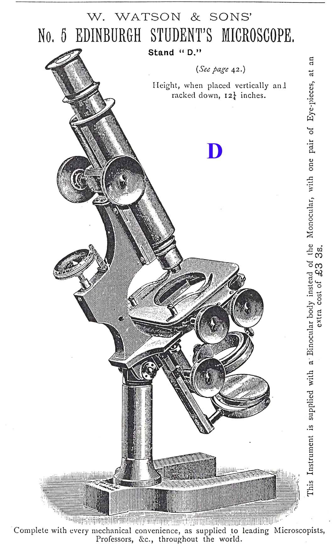 Edinburgh D Microscope