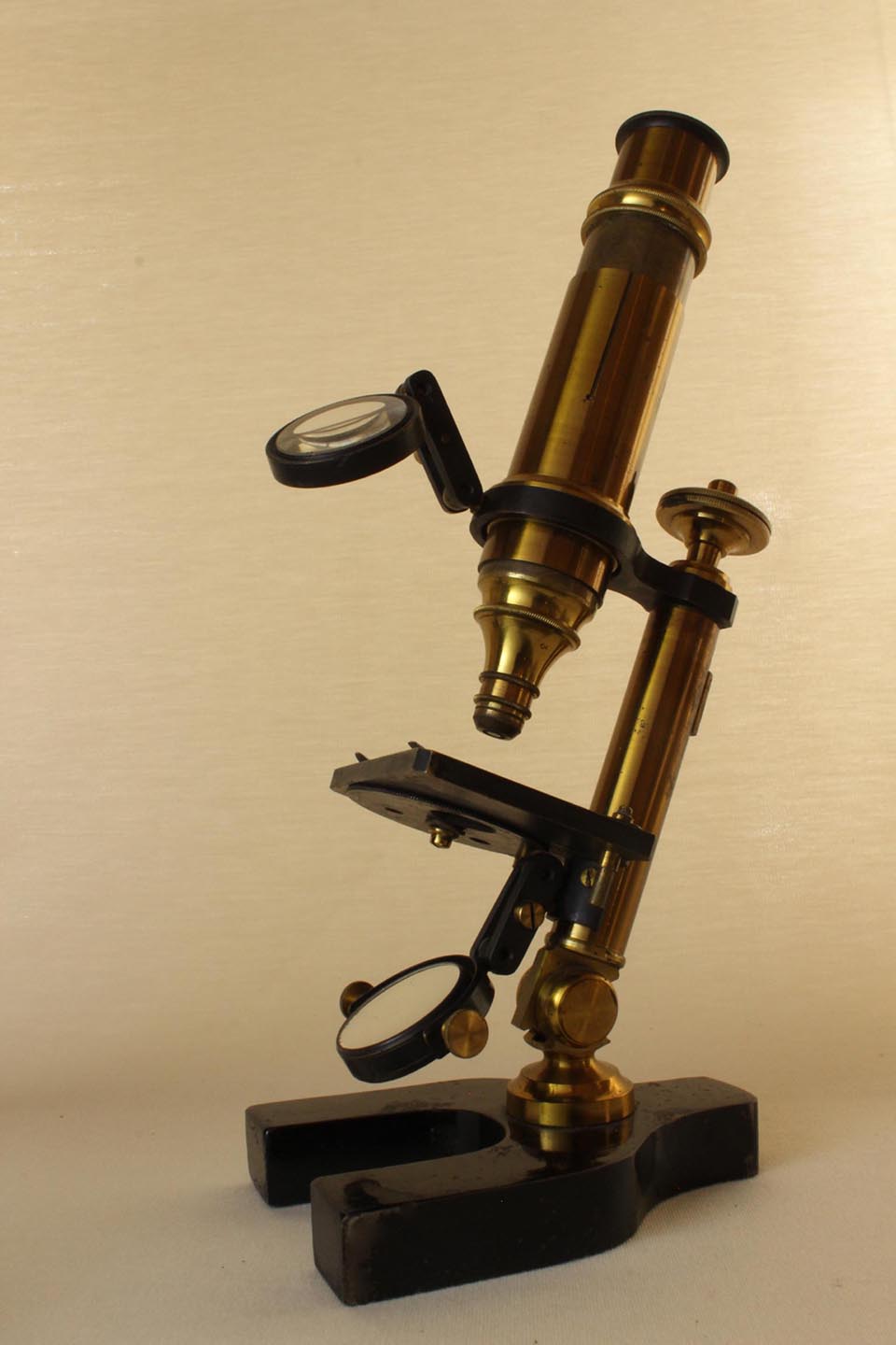 French Inclining Continental Microscope