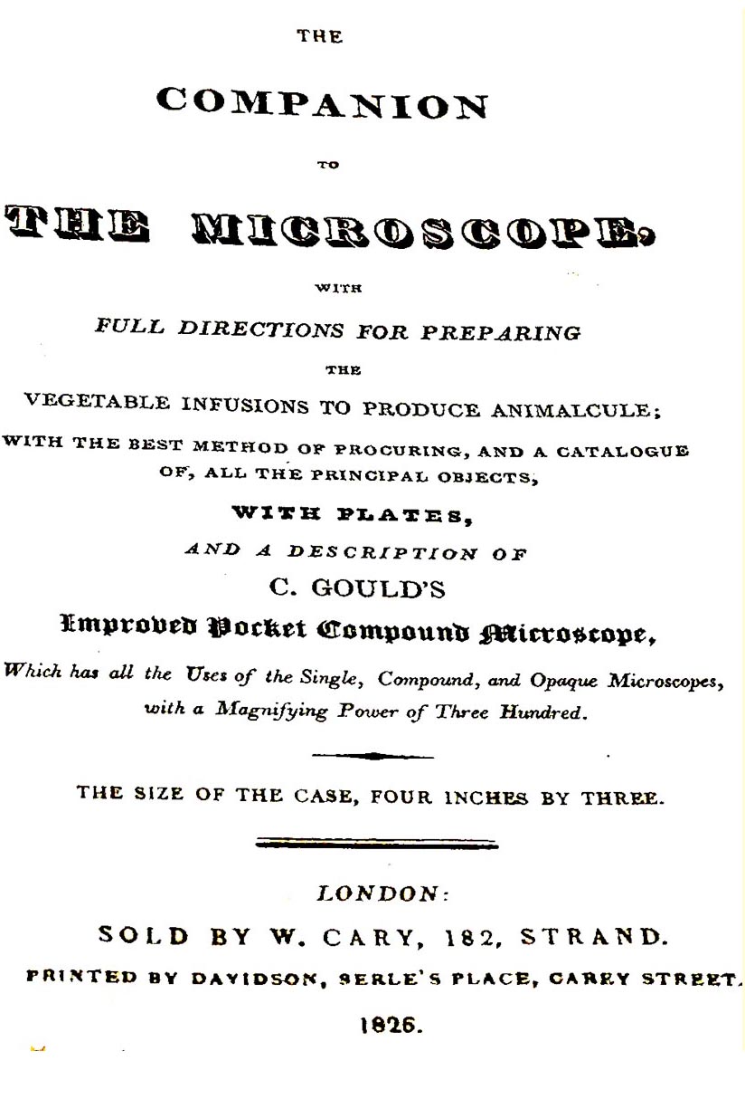 Gould Title Page from 1826