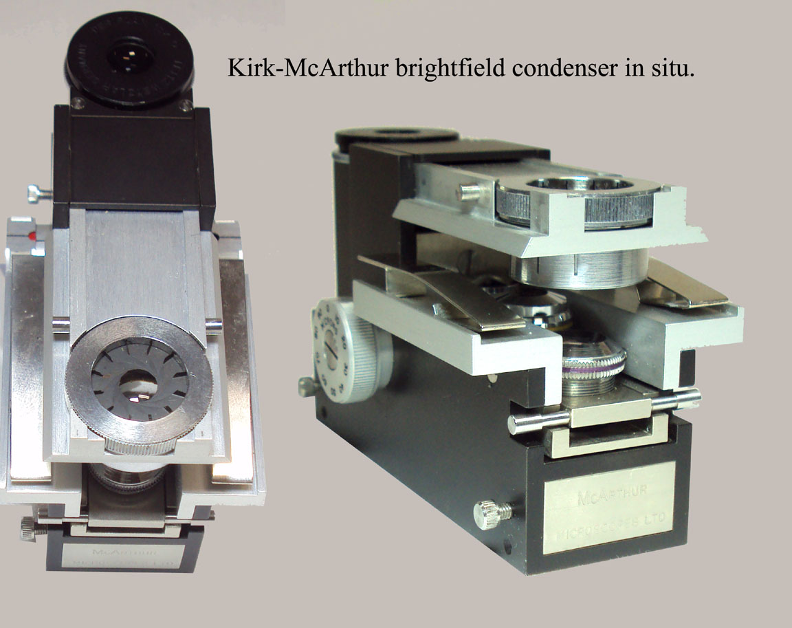 Kirk-McArthur Portable  Microscope Condensers