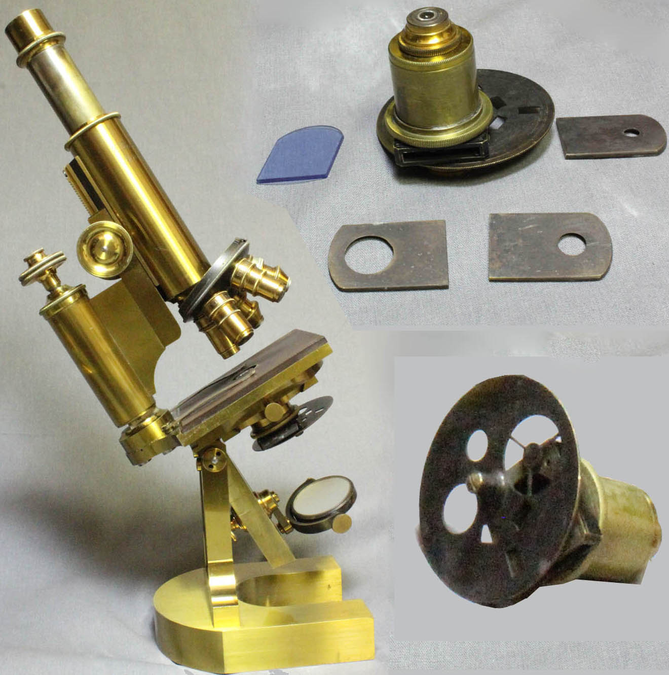 Hartnack Grand microscope Wheel Condenser