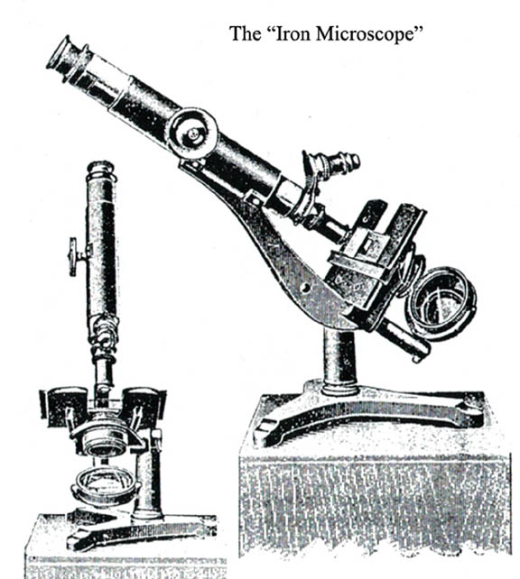 Iron microscope