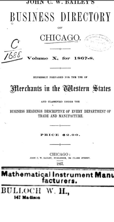 Bulloch in directory of 1867
