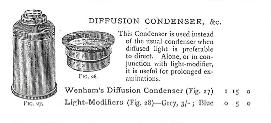 diffusion condenser and light modifiers