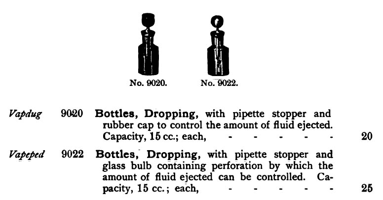 Reagent kit bottles