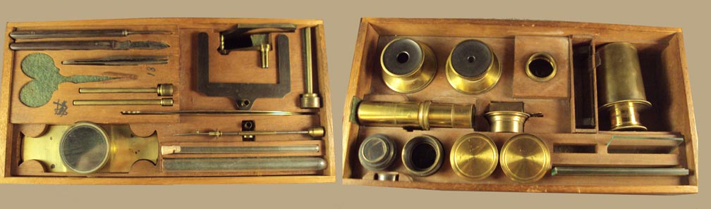 Accessory Drawers for James Smith Microscope Number 22