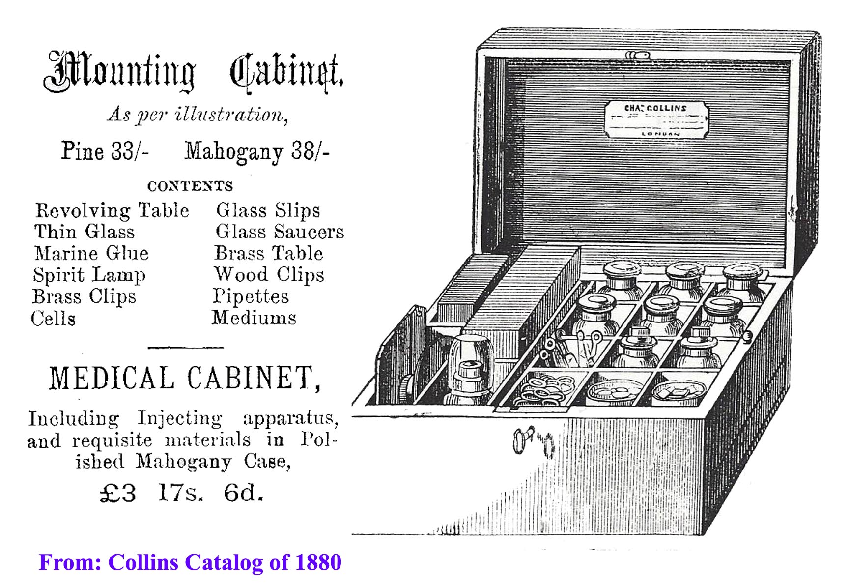 collins slide kit from catalog