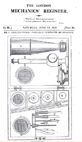 Gould from 1826 London Mechanics Register