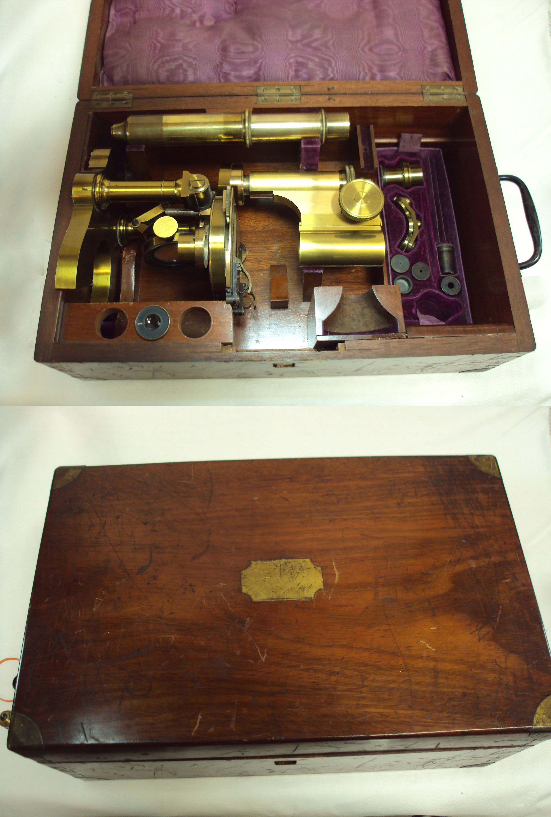 Case of Nachet Grand Microscope