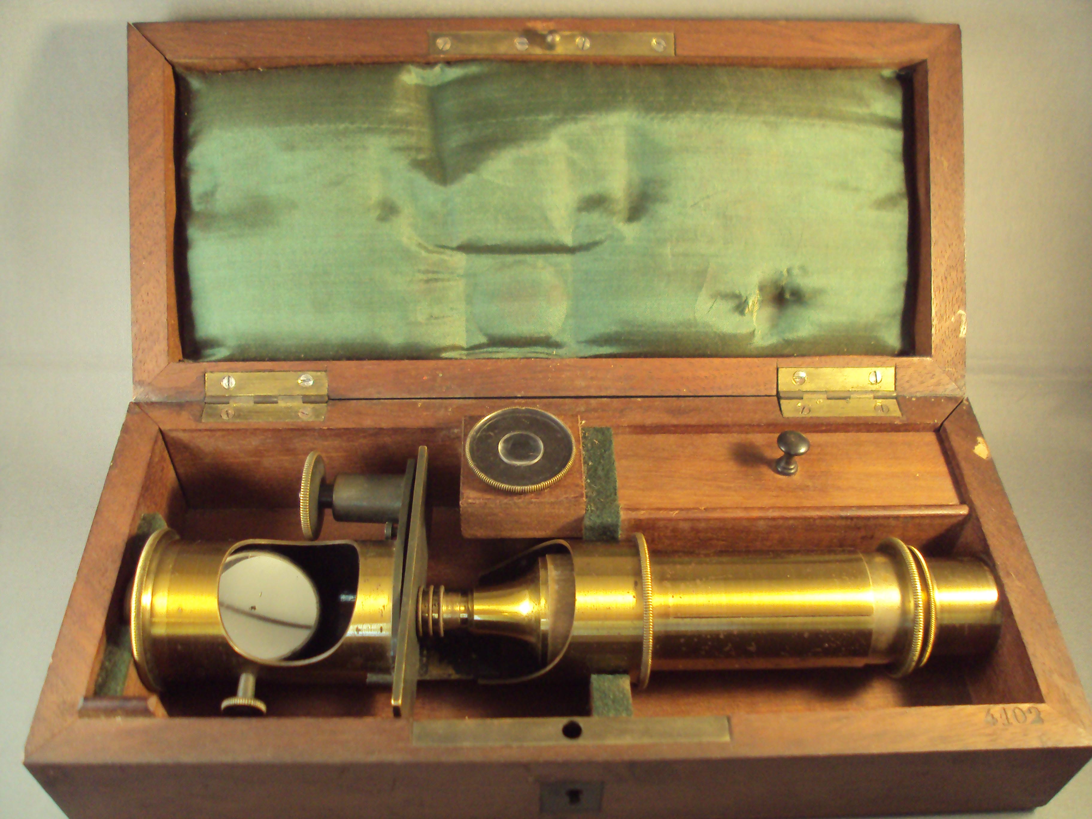 Hartnack Microscope in Box