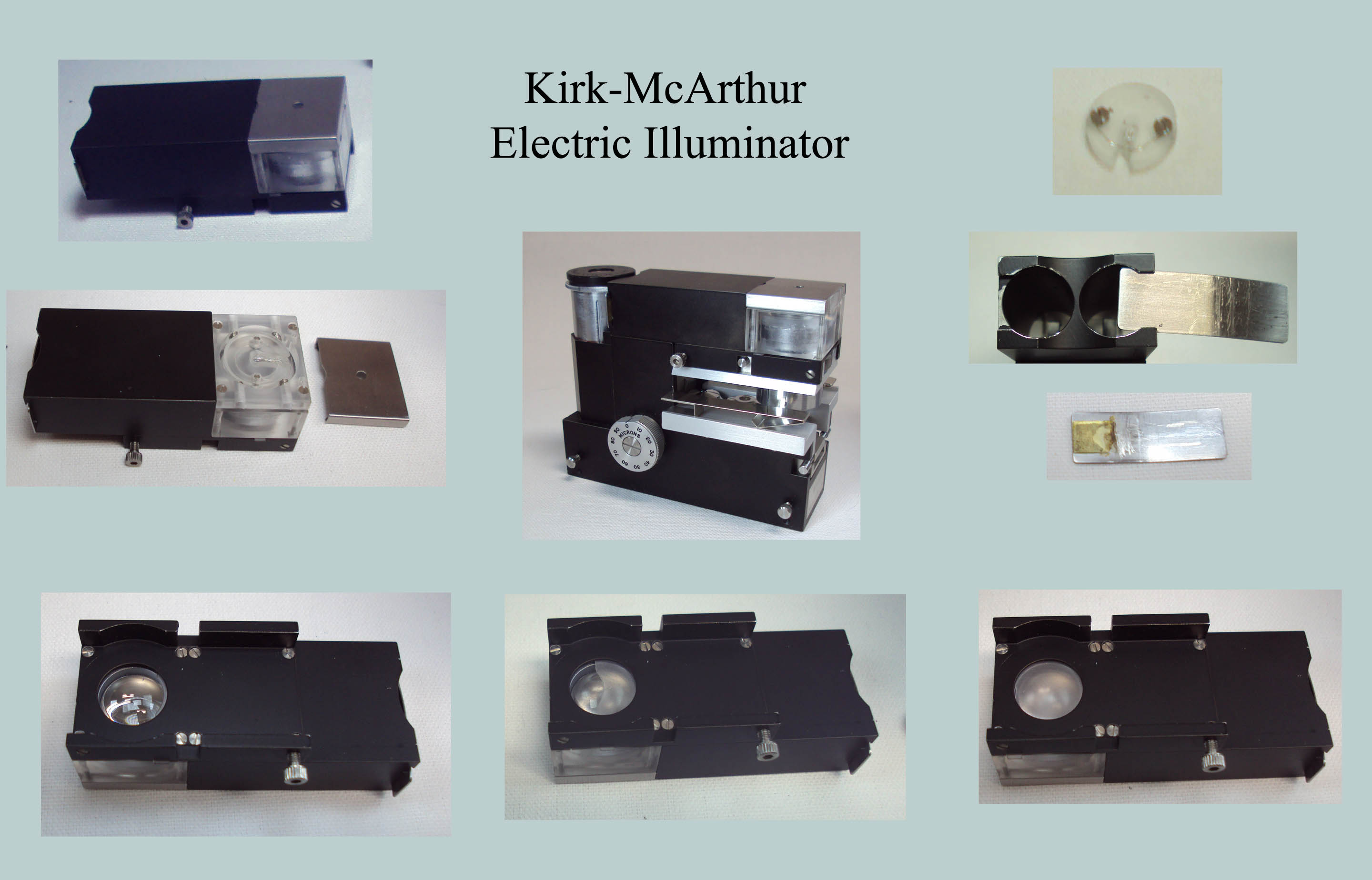 Kirk-McArthur Portable  Microscope With electric illuminator