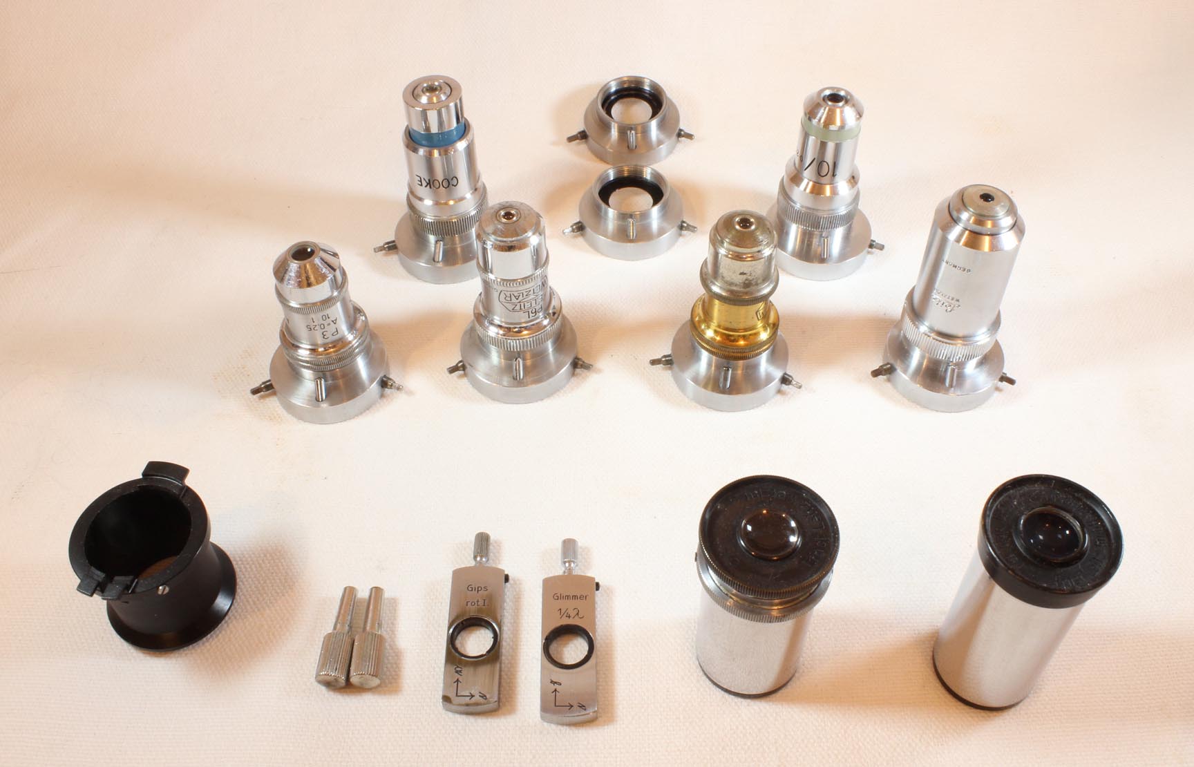 Leitz Pol Microscope accessories
