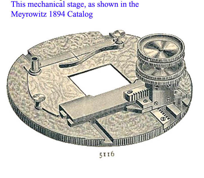 Meyrowitz Bulloch Mechanical Stage