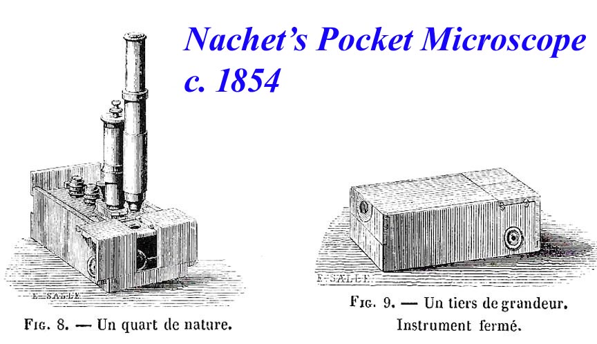 nachet microscope de poche
