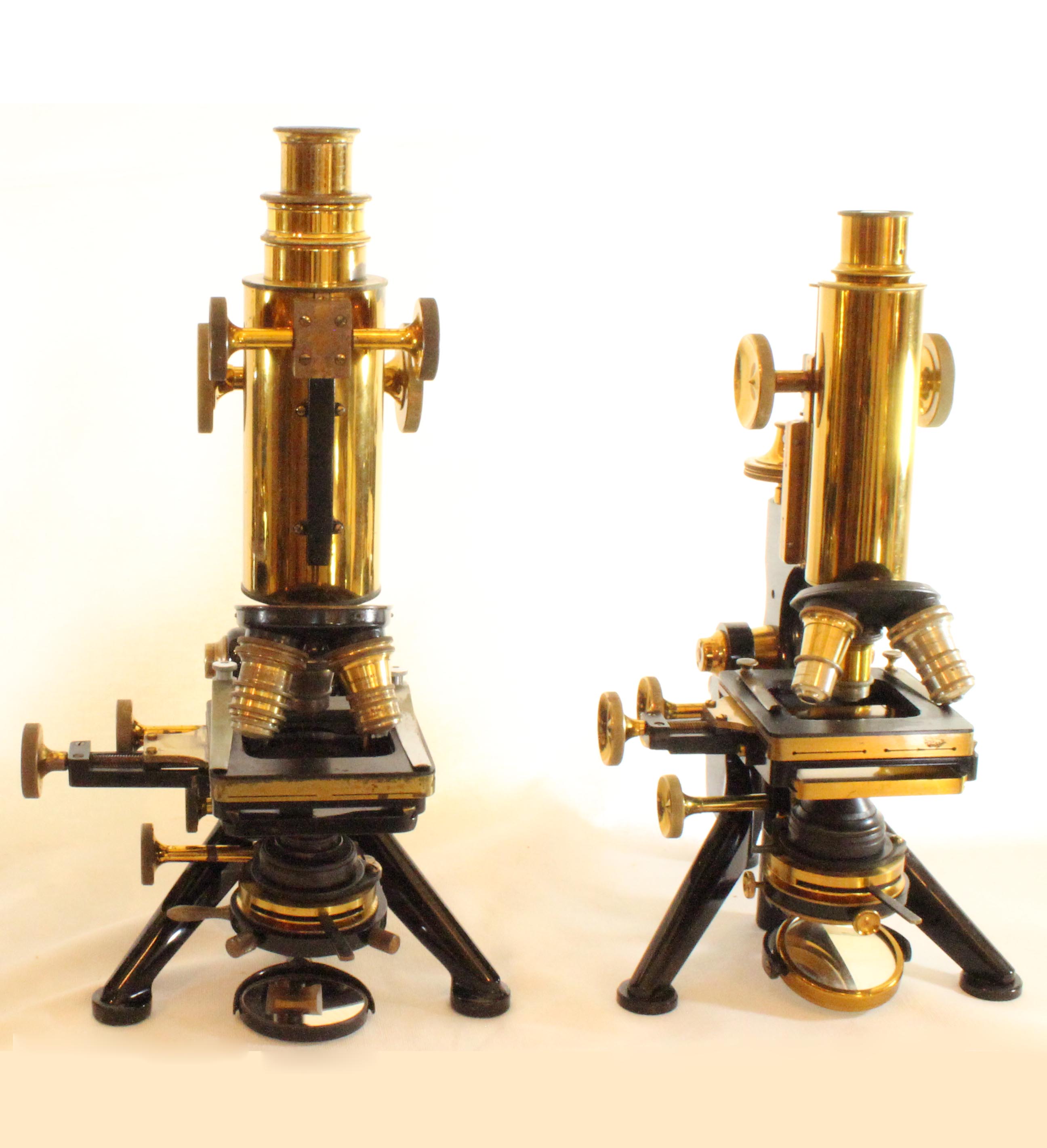 Edinburgh Model H and Royal microscopes