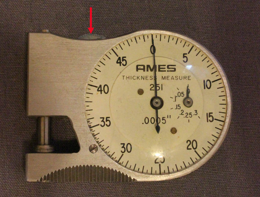 Pocket thickness measure
