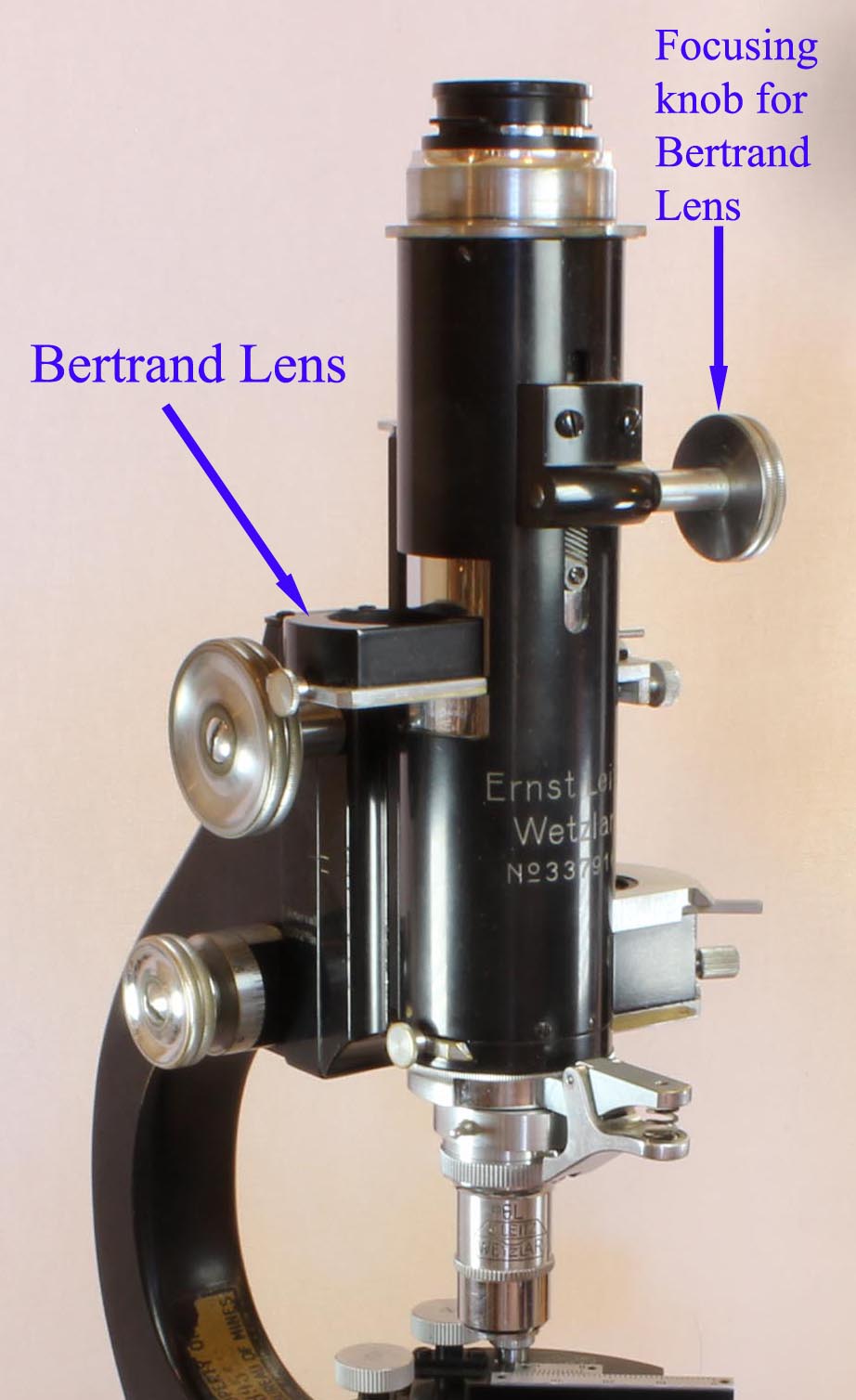 Bertrand lens