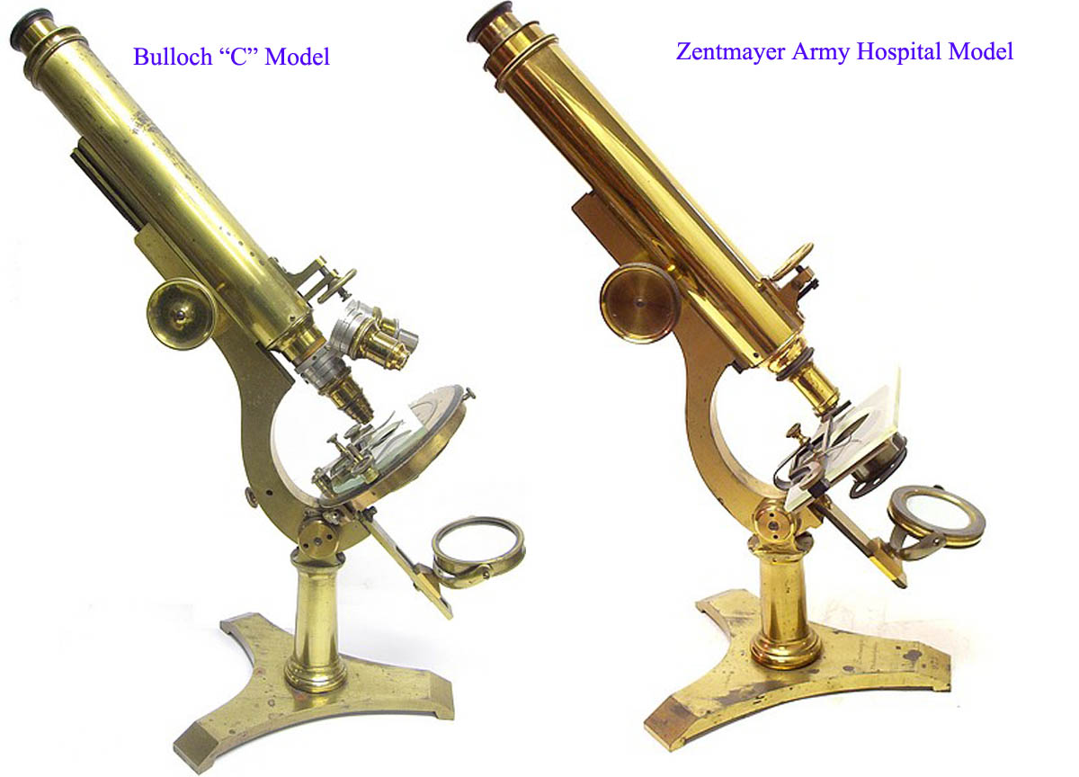 Comparing Bulloch 'C' stand to the Zentmayer Army Hospital Model
