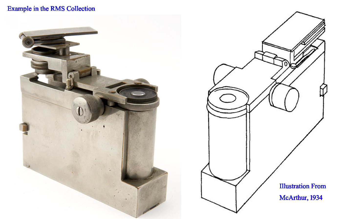 First Metal McArthur microscope