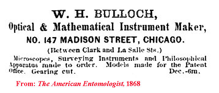 Bulloch ad of 1868